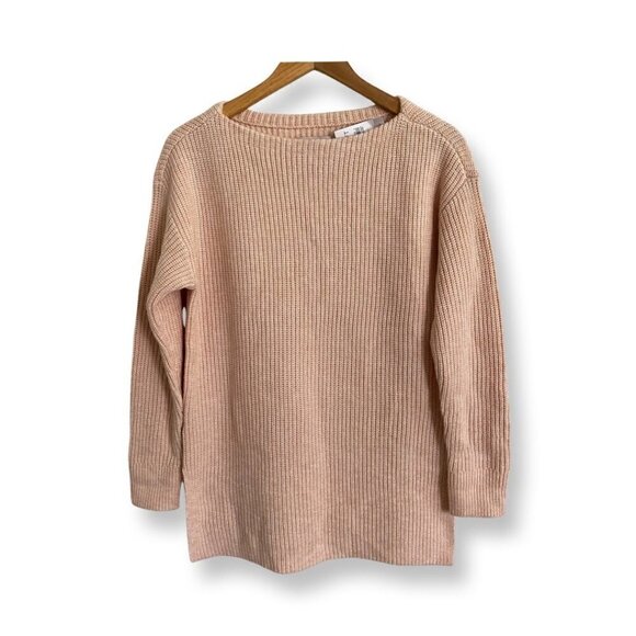 Loft Women's Knit Sweater Boat Neck Long Sleeve Pullover XS New With Tags Cream - Picture 1 of 12